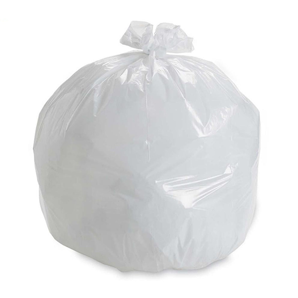 Light Duty White Swing Bin Liners 13 x 23 x 30'' (Flat-Packed)